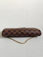Louis Vuitton 2011 Damier Ebene Eva Pochette Handbag