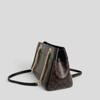 Coach Brooke Chain Carryall Shoulder Bag in Signature Canvas and Gold Hardware (Rare)