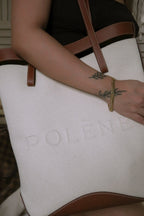 Polene Ilo Tote Bag in Cognac