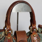 Louis Vuitton Monogram Denim Pleaty Mini Handbag