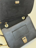 Furla Black / Baby Pink / Cream Gold Hardware Crossbody Bag
