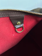 Louis Vuitton 2007 Damier Ebene Canvas Speedy 25 Handbag