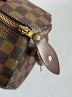 Louis Vuitton 2007 Damier Ebene Canvas Speedy 25 Handbag