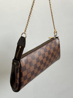 Louis Vuitton 2011 Damier Ebene Eva Pochette Handbag
