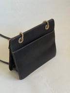 Furla Black / Baby Pink / Cream Gold Hardware Crossbody Bag