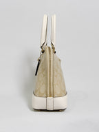 Coach Mini Sierra in Light Khaki Chalk with Strap