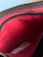 Louis Vuitton 2007 Damier Ebene Canvas Speedy 25 Handbag