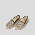 Gucci GG Supreme Bee Espadrilles Size 35