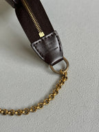Louis Vuitton 2011 Damier Ebene Eva Pochette Handbag