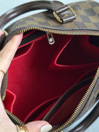 Louis Vuitton 2007 Damier Ebene Canvas Speedy 25 Handbag