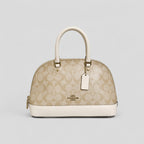 Coach Mini Sierra in Light Khaki Chalk with Strap