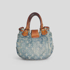 Louis Vuitton Monogram Denim Pleaty Mini Handbag