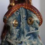 Louis Vuitton Monogram Denim Pleaty Mini Handbag