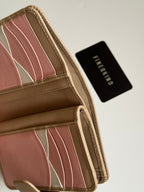 Prada Saffiano Leather Compact Wallet in Cammeo Multicolor