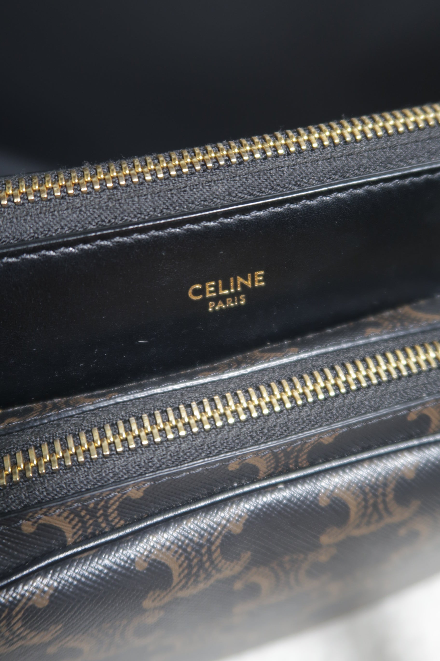 Celine Triomphe Pocket Messenger Crossbody Bag