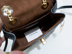 Coach Convertible Mini Backpack in Black and Khaki Signature Canvas