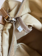 Prada Nylon Mini Duffle Bowler Handbag in Brown