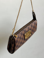Louis Vuitton 2011 Damier Ebene Eva Pochette Handbag
