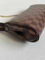 Louis Vuitton 2011 Damier Ebene Eva Pochette Handbag