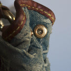 Louis Vuitton Monogram Denim Pleaty Mini Handbag