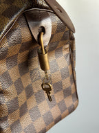 Louis Vuitton 2007 Damier Ebene Canvas Speedy 25 Handbag