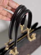 Coach Brooke Chain Carryall Shoulder Bag in Signature Canvas and Gold Hardware (Rare)