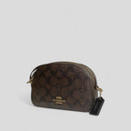 Coach Mini Serena Crossbody in Signature Canvas (Rare)