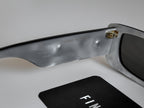 Gucci Seasonal Eyewear - Slim Rectangular Frame Sunglasses Size 52