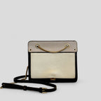 Furla Black / Baby Pink / Cream Gold Hardware Crossbody Bag