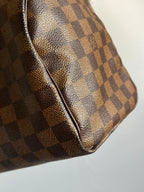 Louis Vuitton 2007 Damier Ebene Canvas Speedy 25 Handbag