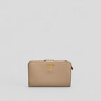 Prada Saffiano Leather Compact Wallet in Cammeo Multicolor