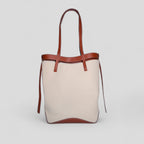 Polene Ilo Tote Bag in Cognac
