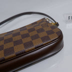 Louis Vuitton 2002 Damier Ebene Navona Pochette Handbag