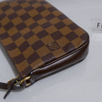 Louis Vuitton 2002 Damier Ebene Navona Pochette Handbag