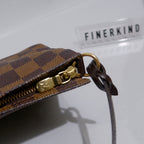 Louis Vuitton 2002 Damier Ebene Navona Pochette Handbag