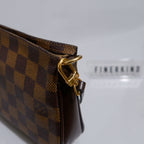 Louis Vuitton 2002 Damier Ebene Navona Pochette Handbag