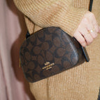 Coach Mini Serena Crossbody in Signature Canvas (Rare)