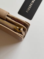Prada Saffiano Leather Compact Wallet in Cammeo Multicolor