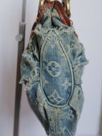 Louis Vuitton Monogram Denim Pleaty Mini Handbag
