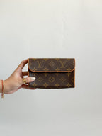 Louis Vuitton 2001 Monogram Pochette Florentine Belt Bag
