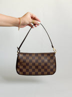 Louis Vuitton 2002 Damier Ebene Navona Pochette Handbag