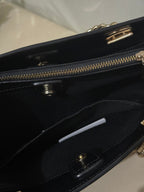 Coach Brooke Chain Carryall Shoulder Bag in Signature Canvas and Gold Hardware (Rare)