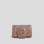 Gucci GG Pink Leather and Gold 6 Rings Key Holder