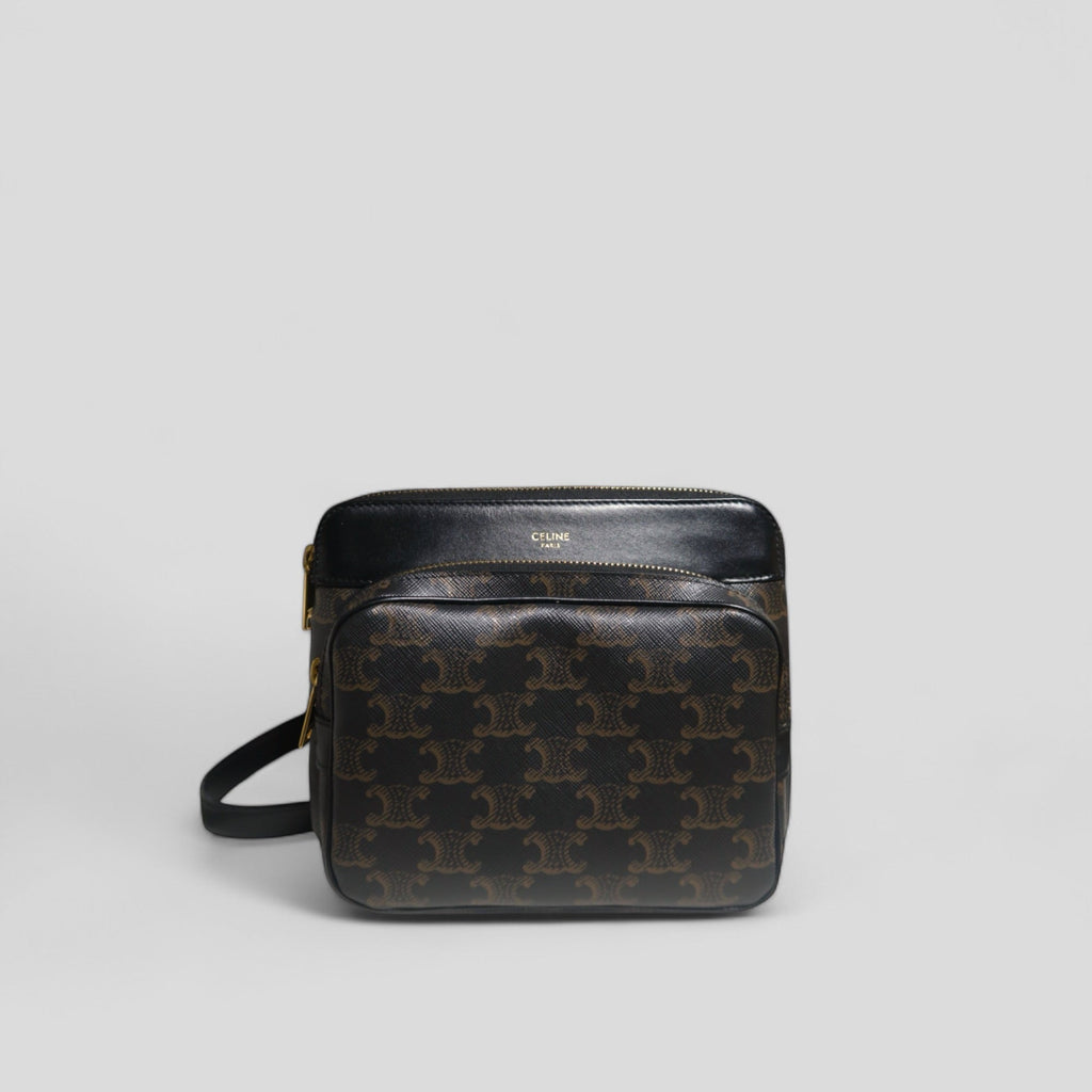 Celine Triomphe Pocket Messenger Crossbody Bag