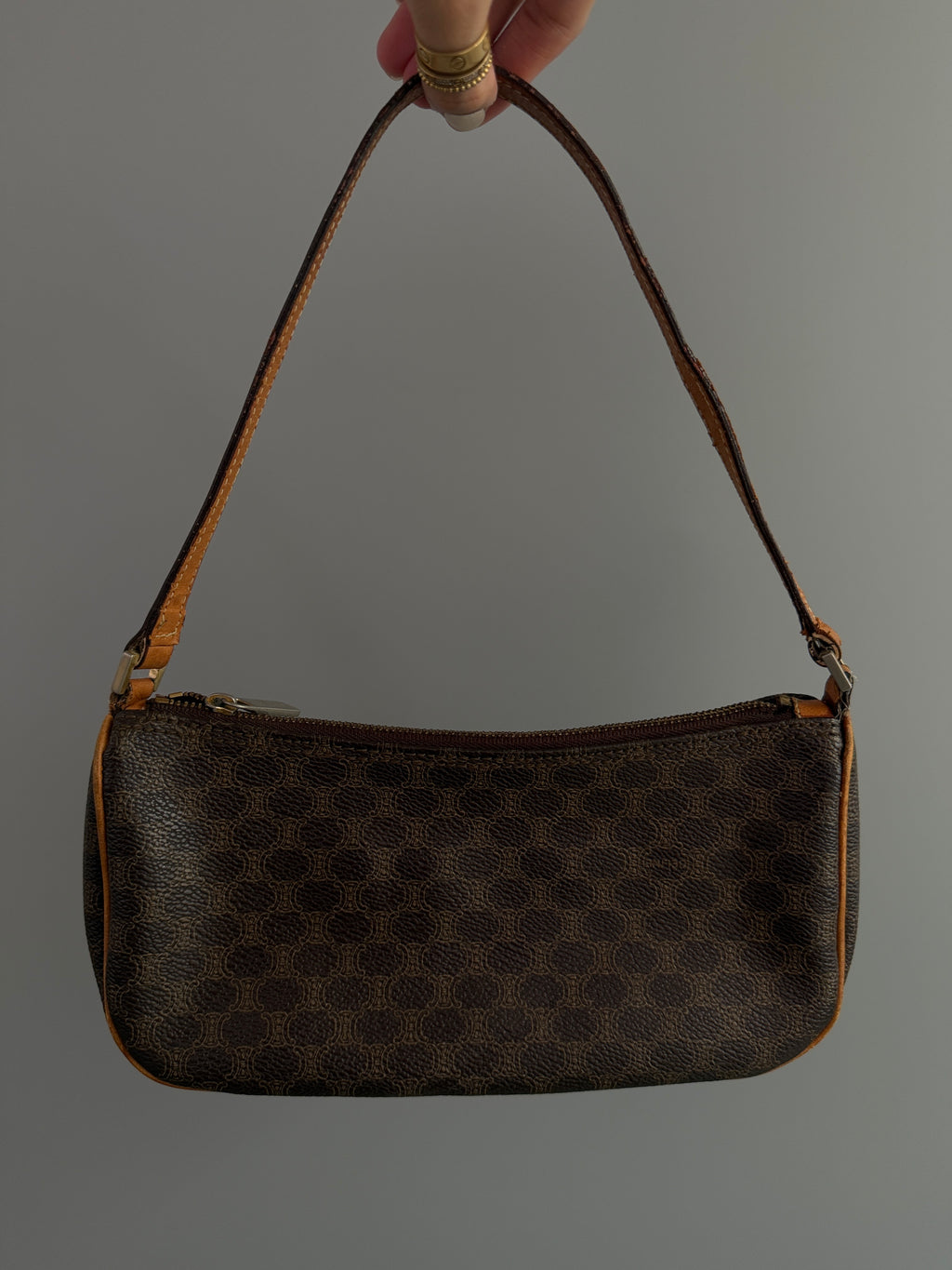 Celine Macadam Pattern Pochette Bag