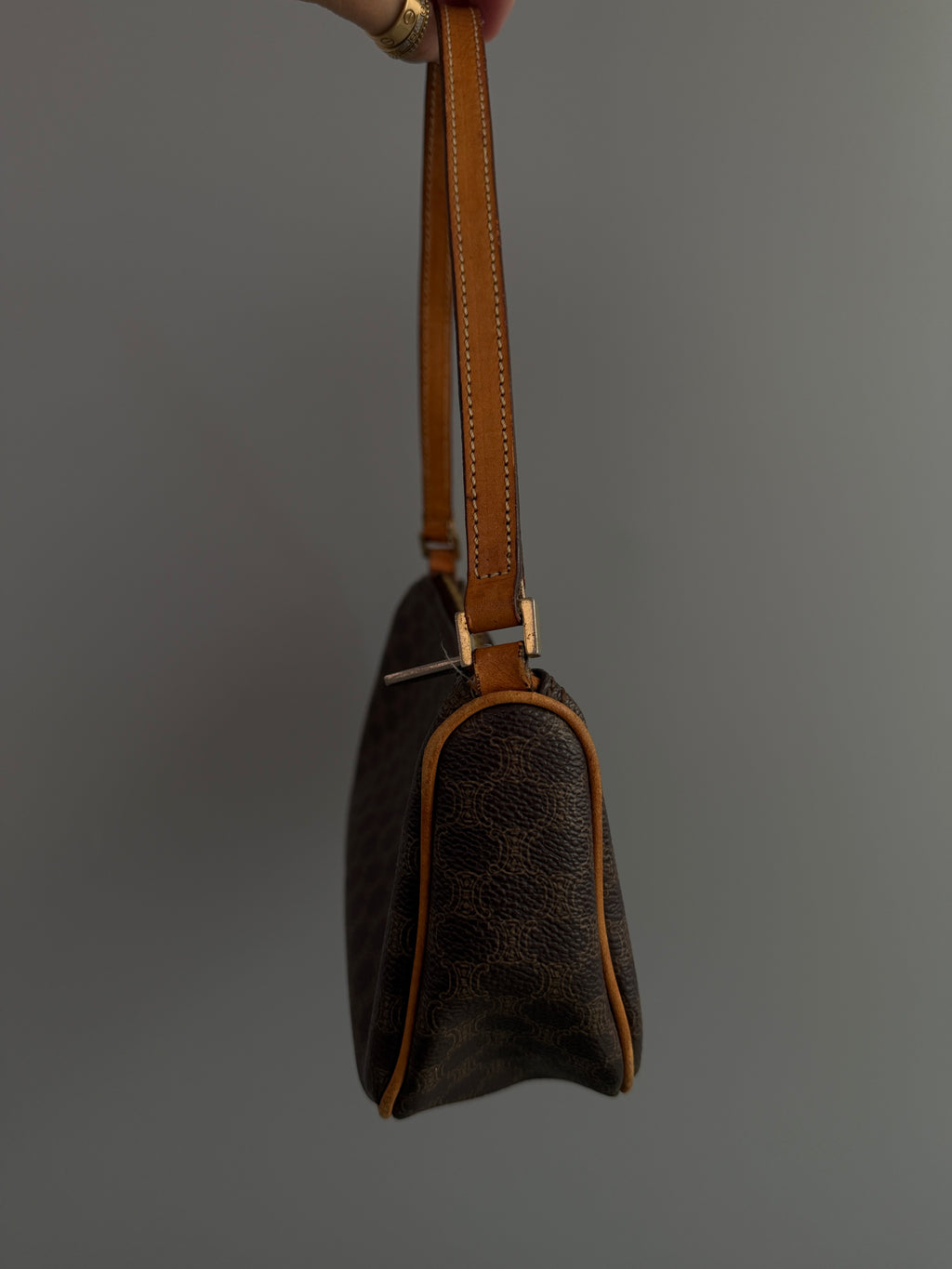 Celine Macadam Pattern Pochette Bag