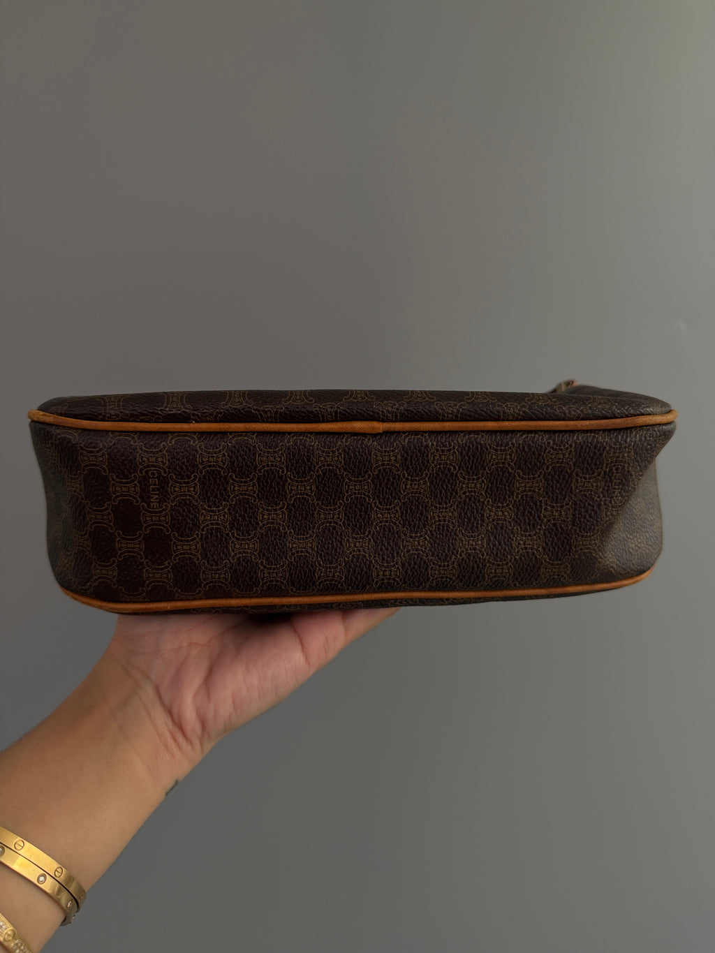 Celine Macadam Pattern Pochette Bag