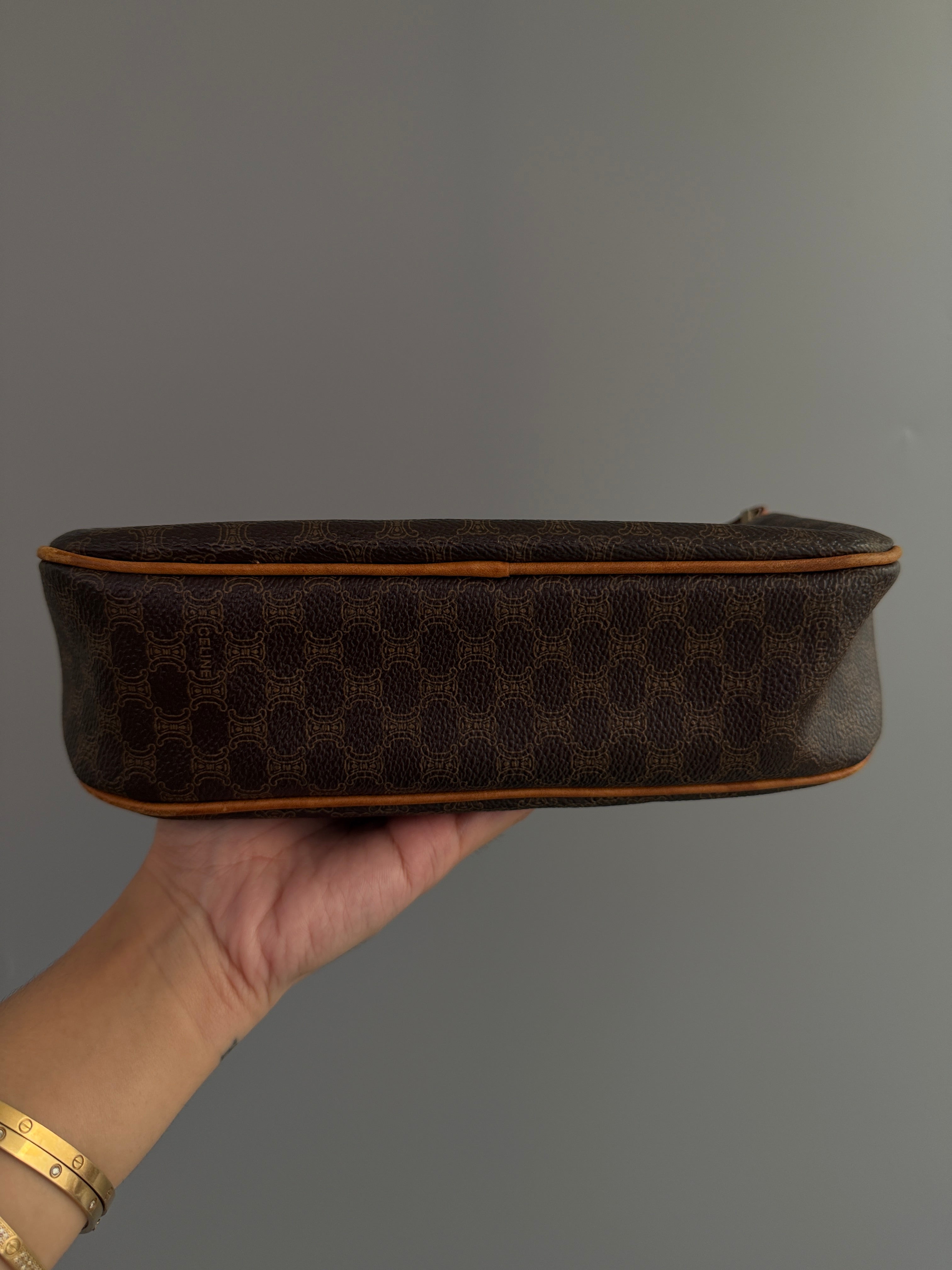 Celine Macadam Pattern Pochette Bag