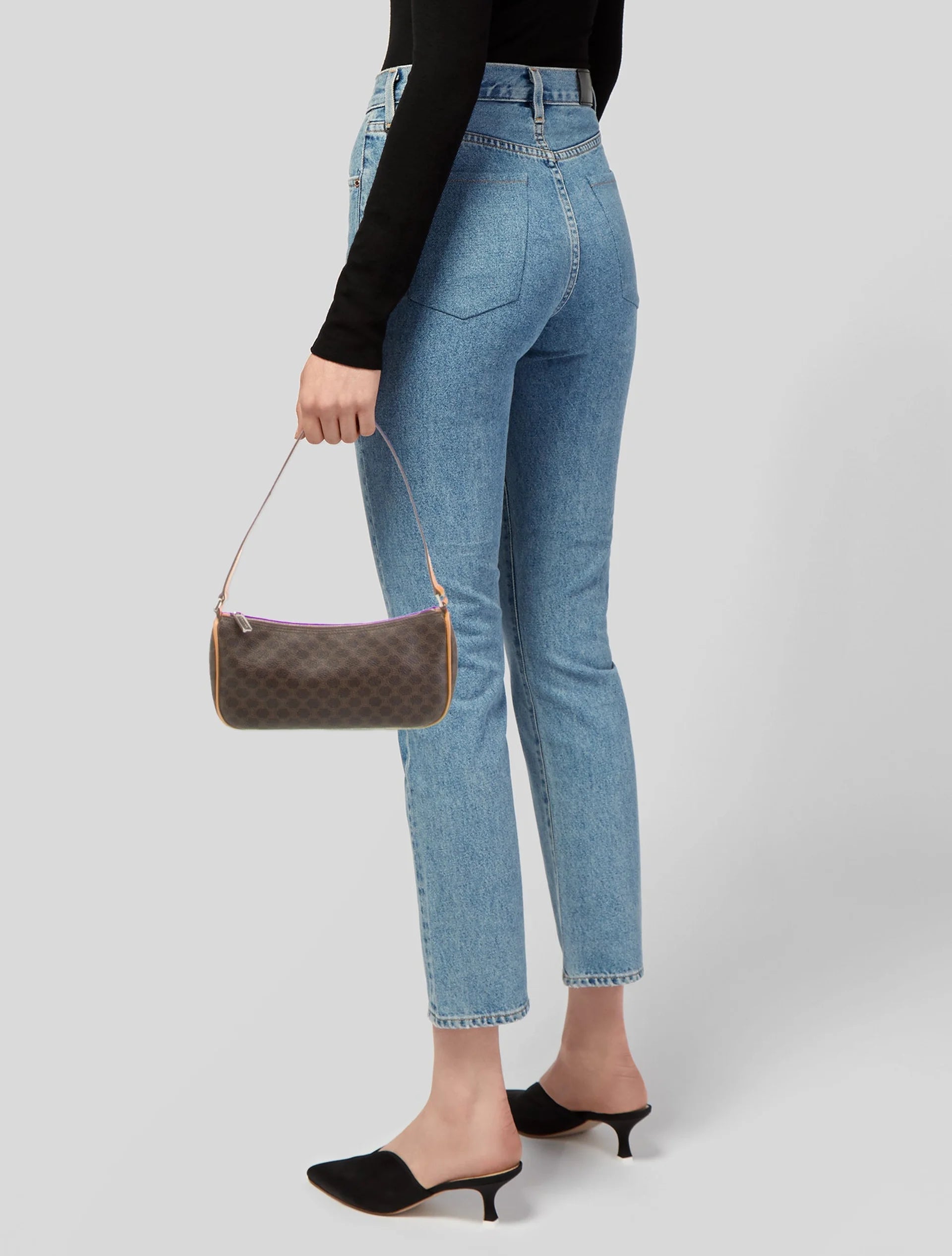 Celine Macadam Pattern Pochette Bag