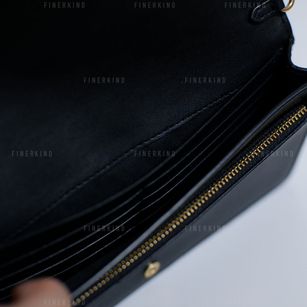 Coach Anna Foldover Crossbody Clutch In Signature Canvas